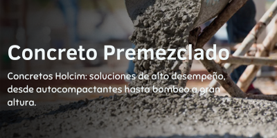 Línea de mezclas listas para la construcción Holcim Colombia